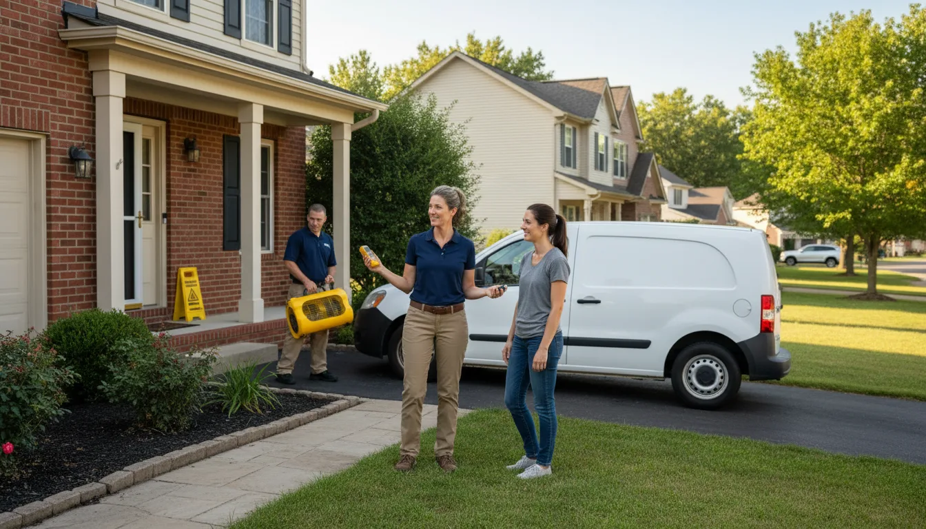 Residential water damage restoration in Canisteo, NY